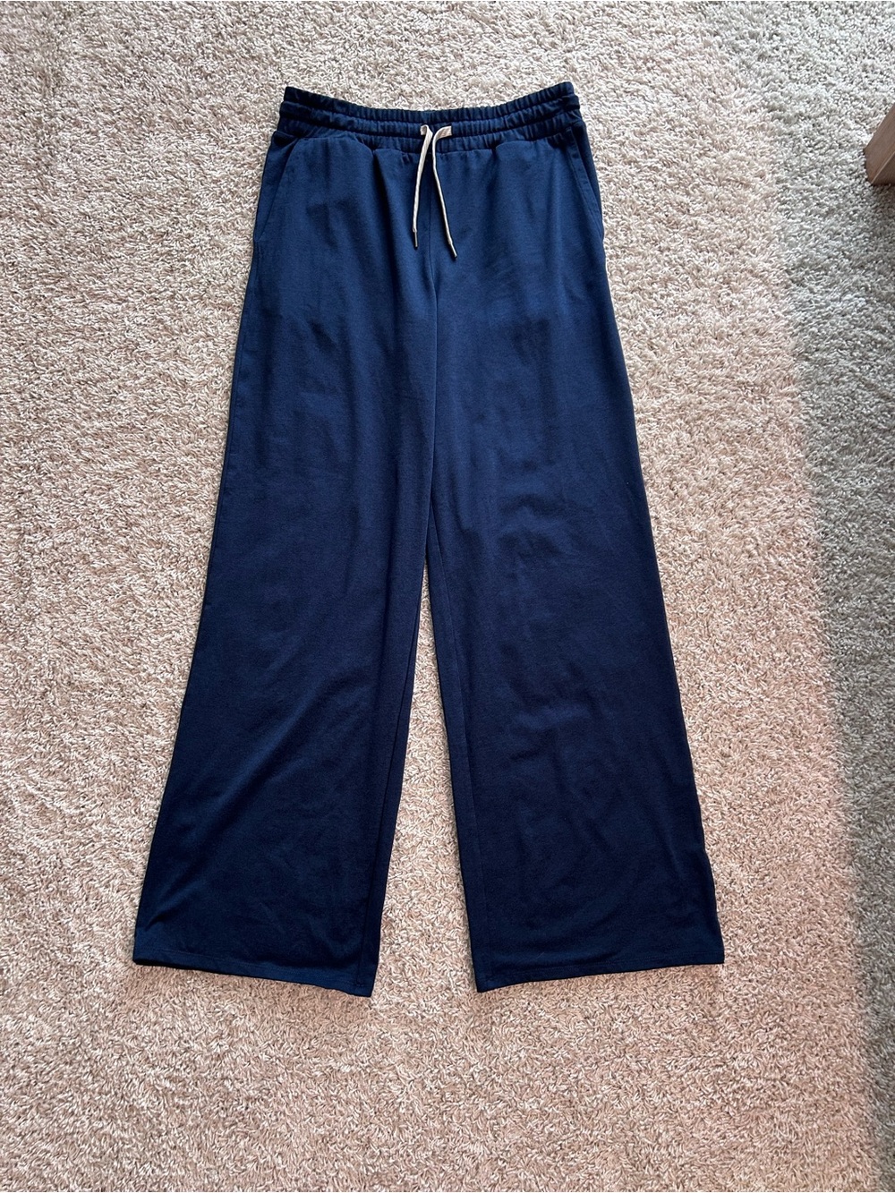 Women’s Vuori Navy Drawstring Wide-Leg Pants